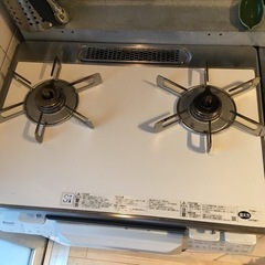 譲り先決定】リンナイ製グリル付ガスコンロ売ります。21年製！