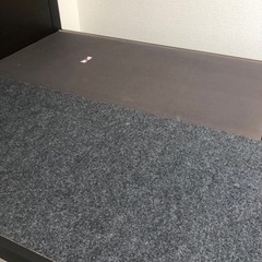 シモンズ　収納付きシングルベッドフレーム　ダークブラウンの画像