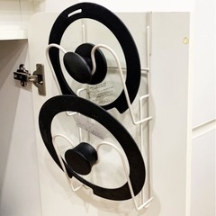 ひっかけ鍋蓋収納