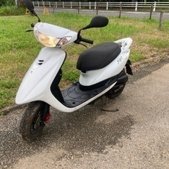 ヤマハ　SA39J JOG ZR エボⅡ FI車 人気の白