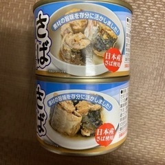 さば水煮缶　２つ