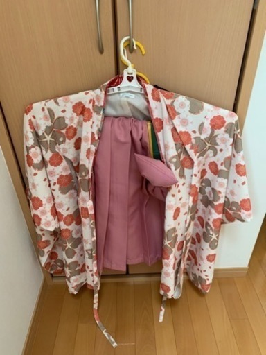 130㎝の袴　ピンク