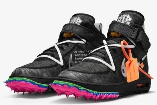 Off-White × Nike Air Force 1 Mid "Black"オフホワイト × ナイキ エアフォース1 ミッド "ブラック"