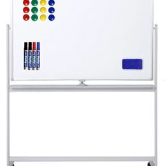 【新品・未開封・値下】ホワイトボード 脚付 1200mm×900...