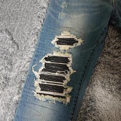 ダメージジーンズ ストレッチの画像