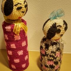 旅芸人風手作り人形の画像
