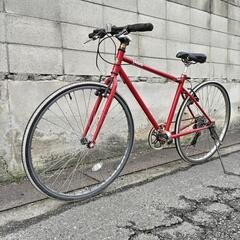 クロス　自転車　赤