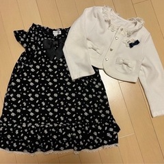 サイズ100 ワンピース ボレロ