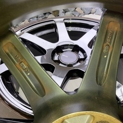 ENKEI PF07 カラー:SBK 18インチ 8J インセット45 PCD100の画像