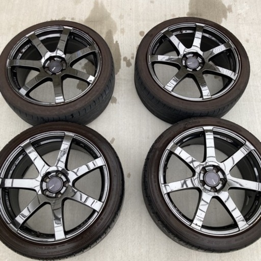 ENKEI PF07 カラー:SBK 18インチ 8J インセット45 PCD100