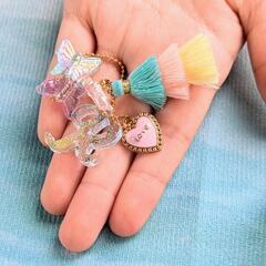 赤ちゃん連れイベント funfenfantマルシェ 千葉みなと 結婚式場 ベイサイドパーク迎賓館  イニシャルキーホルダーのワークショップ - 育児