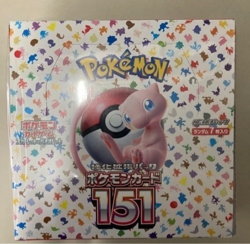 ポケモン　151 box ボックス　新品未開封　シュリンク付