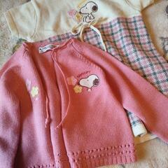 SNOOPY　スヌーピー　90　子供服　ニット　セット　女のコ　...