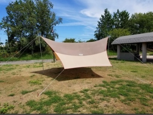小川キャンパル　フィールドタープヘキサDX　自作セッティングテープ付き！