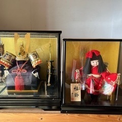 兜と日本人形