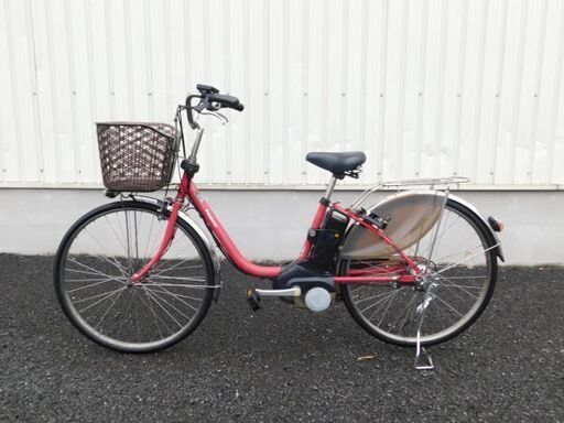 2015年モデル Panasonic パナソニック ビビ・DX BE-ELD63 レッドジンジャー 8.9Ah 車体良好!＆バッテリー極めて良好! 自595