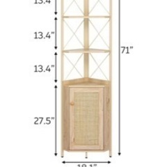 あげます！コーナーシェルフ　角の画像
