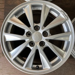 アルミホイール15インチ6J 4本／100-5H +48／インプレッサSUBARU ENKEI A4241の画像