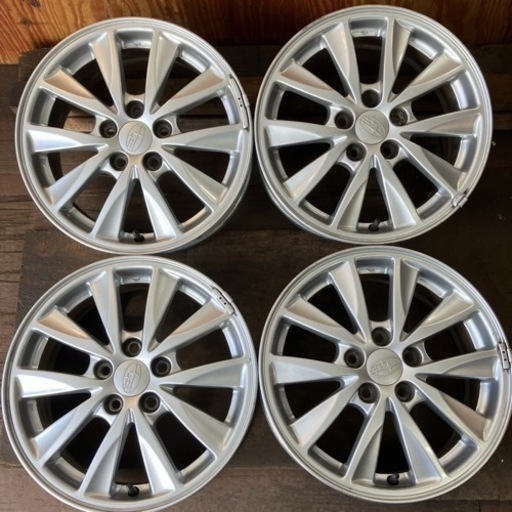 アルミホイール15インチ6J 4本／100-5H +48／インプレッサSUBARU ENKEI A4241