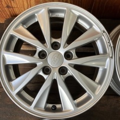 アルミホイール15インチ6J 4本／100-5H +48／インプレッサSUBARU ENKEI A4241の画像