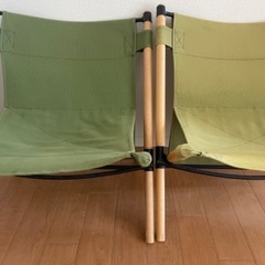 ※取引中【やや美品】天然素材のアウトドアチェア