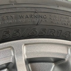 14インチ アルミ付きサマータイヤの画像