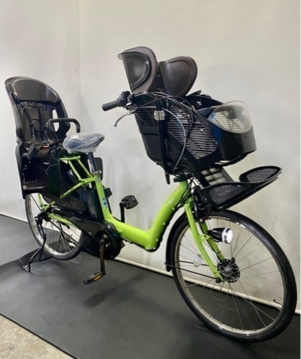 関東全域送料無料　業界最長保証付き　電動自転車　ヤマハ　パスキッス　 26インチ 8.7ah パワフル　グリーン色