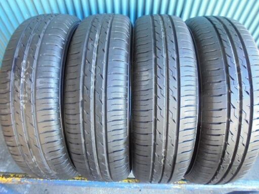 ECOFINE（ダンロップ） 155/65R13　4本　ほぼ10分溝　2022年製造　極上新品同様品！
