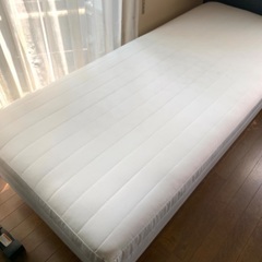 あげます　無印良品　ポケットコイル　脚付きマットレス　スモール