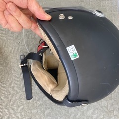 バイク　ヘルメット　ジェット　シールド　57cm〜58cmの画像