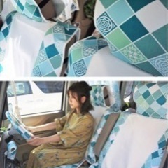 シートカバー　クルマリ　北欧風の画像