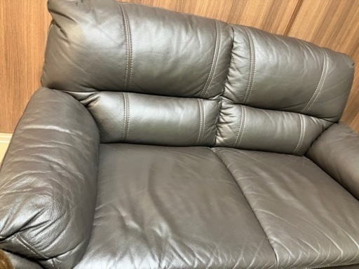 《超美品》2人がけソファ　本革