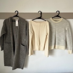 新品未使用　ニットコート他