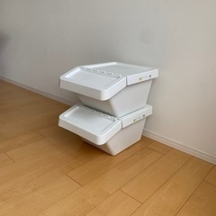 6/19までに取りに来れる方　IKEA ゴミ箱　分別収納　白