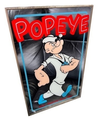 NO.546 ポパイミラー POPEYE 壁掛けミラー アンティーク レトロ レア KING FEATURES SYNDICATE USA 希少