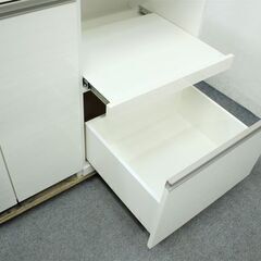 送料込　ニトリ キッチンカウンター 180cm ホワイト リガーレ　食器棚 キッチンカウンター(セラミック天板リガーレ180CT WH) | ニトリネット