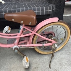 引き渡し先きまりました。多数ご連絡ありがとうございました。6/28削除　子供自転車　16インチの画像
