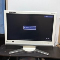 決まりました☆AQUOS 液晶カラーテレビ　おしゃれな白　26インチ