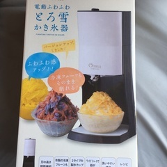 未使用★ドウシシャ DTY-B1BK 電動ふわふわとろ雪かき氷器
