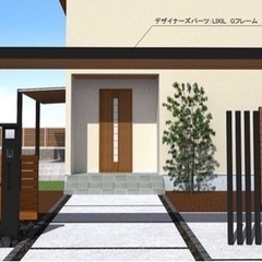 愛媛県　お洒落外構　カーポート　ウッドデッキ　駐車場　格安外構　EXたくみ - 伊予市