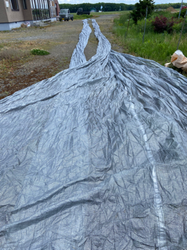 遮光ネット　シルバーグレー　幅6m長さ100m 農業
