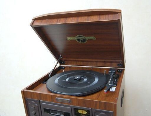 COLUMBIA ステレオシステム GP-60 CD/レコード/テープ/ラジオ 動作確認済み マルチプレイヤー コロムビア コロンビア