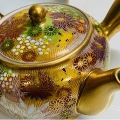 未使用　九谷焼　章山　茶器セットの画像