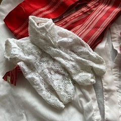 着物下に着る物 紐 レース足袋の画像