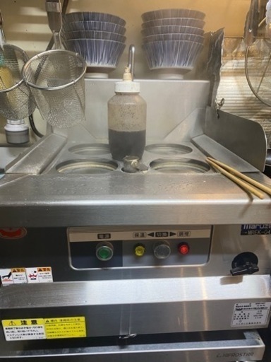 電気茹で麺機　ゆで麺機　マルゼン
