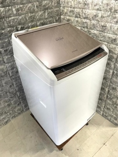 ★3ヶ月保証付き★洗濯乾燥機★2018年★HITACHI★BW-DV80C★8kg★S-766