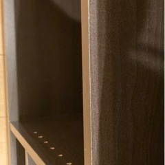 【お譲り先決定】お渡し日限定　キャスター付スリム本棚ラックの画像