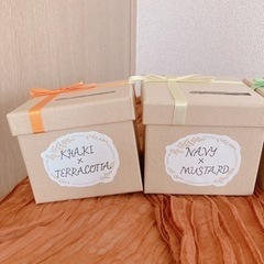 ドレス当てクイズ　投票箱　4つの画像