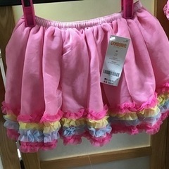 未使用　キッズ　子供服　女児服　ピンク系　100サイズの画像