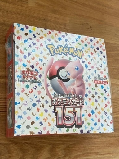 【価格高騰中！お早めにどうぞ】ポケモンカードゲーム スカーレット＆バイオレット 強化拡張パック151 BOX シュリンク付き